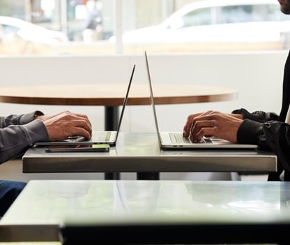 laptops back to back